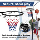 18" Basketball Rim Heavy Duty Wall Mounted Basketball Rim Goal Replacement by LJGDeals