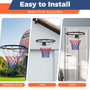 18" Basketball Rim Heavy Duty Wall Mounted Basketball Rim Goal Replacement by LJGDeals