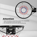 18" Basketball Rim Heavy Duty Wall Mounted Basketball Rim Goal Replacement by LJGDeals