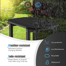 18 Inch Weather Resistant Side Table for Garden Yard Patio by DirectDeals