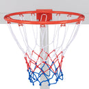 18 Inch Basketball Rim Goal Replacement with All Weather Net and Mounting Hardware