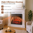 18 Inch Electric Fireplace Insert with Remote Control and 7 Realistic Flame Colors by LJGDeals