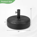 18 Inch Fillable Heavy-Duty Round Umbrella Base Stand by LJGDeals