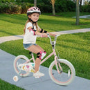 Kids Bike 12-18 Inch with Training Wheels - Pink Stars & Moon by LJGDeals