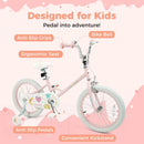 Kids Bike 12-18 Inch with Training Wheels - Pink Stars & Moon by DirectDeals
