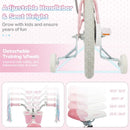 18-Inch Kids Bike Adjustable with Basket and Streamers Pink by LJGDeals