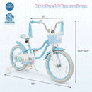 Kids Bike 12-20 Inch with Training Wheels & Basket by LJGDeals