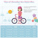 Kids Bike 12-20 Inch with Training Wheels & Basket by DirectDeals