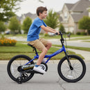 Kids Bike 14-Inch with Removable Training Wheels Navy