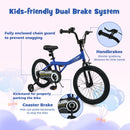 Kids Bike 14-Inch with Removable Training Wheels Navy