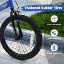 Kids Bike 14-Inch with Removable Training Wheels Navy by DirectDeals