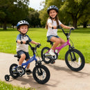 Kids Bike 14-Inch with Removable Training Wheels Pink by LJGDeals
