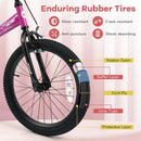 Kids Bike 14-Inch with Removable Training Wheels Pink by LJGDeals