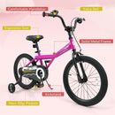 Kids Bike 14-Inch with Removable Training Wheels Pink by LJGDeals