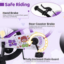 Kids Bike with Training Wheels 12-18 Inch - Purple
