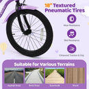 Kids Bike with Training Wheels 12-18 Inch - Purple by DirectDeals