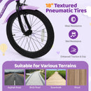 Kids Bike with Training Wheels 12-18 Inch - Purple