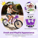 Kids Bike with Training Wheels 12-18 Inch - Purple by LJGDeals