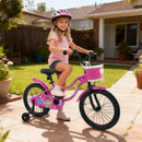 Kids Bike with Training Wheels 12-18 Inch - Magic Rose by LJGDeals