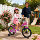 Kids Bike with Training Wheels 12-18 Inch - Magic Rose by LJGDeals