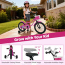 Kids Bike with Training Wheels 12-18 Inch - Magic Rose