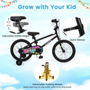 18-Inch Kids Bike with Training Wheels for Ages 4-8 by LJGDeals