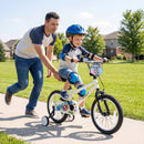 Kids Bike with Training Wheels 12-18 Inch White by LJGDeals