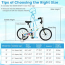 Kids Bike with Training Wheels 12-18 Inch White by DirectDeals