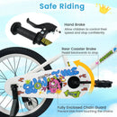 Kids Bike with Training Wheels 12-18 Inch White by DirectDeals