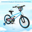 Kids Bike 16 Inch with Training Wheels Ages 4-7