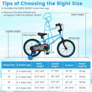 Kids Bike 16 Inch with Training Wheels Ages 4-7