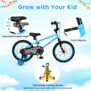 Kids Bike 16 Inch with Training Wheels Ages 4-7