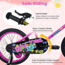 Kids Bike with Training Wheels 12-18 Inch Pink