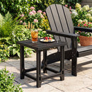18" Adirondack Side Table with Slatted HDPE Surface by LJGDeals