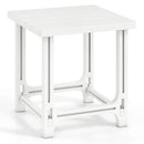 18" Adirondack Side Table with Slatted HDPE Surface by DirectDeals