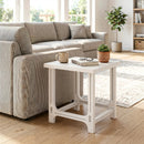 18" Adirondack Side Table with Slatted HDPE Surface by DirectDeals