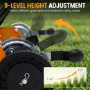18 Inch Push Reel Lawn Mower 4-Position Adjustable with Removable Grass Catcher by LJGDeals