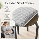 18-Inch Stackable Bar Stools with Washable Covers, Set of 6 by LJGDeals