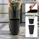 18-Inch Tall Planter Pot Set of 2 with Drainage and Handles by LJGDeals