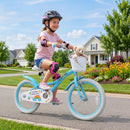 Girls Bike 12-18 Inch with Training Wheels and Basket by LJGDeals