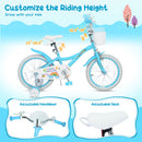 Girls Bike 12-18 Inch with Training Wheels and Basket by DirectDeals
