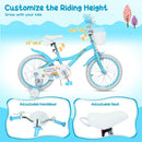 Girls Bike 12-18 Inch with Training Wheels and Basket by LJGDeals
