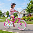 Girls Bike 12-18 Inch with Training Wheels and Basket by LJGDeals
