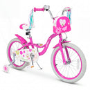 Girls Bike 12-18 Inch with Training Wheels and Front Bag