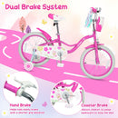 Girls Bike 12-18 Inch with Training Wheels and Front Bag