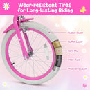 Girls Bike 12-18 Inch with Training Wheels and Front Bag by LJGDeals