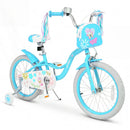 Girls Bike 12-18 Inch with Training Wheels and Front Bag by LJGDeals