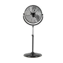 20 Inches High Velocity Pedestal Fan with 3 Speeds and Adjustable Height-Black by LJGDeals