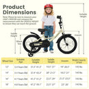 14 Inches Kids Bike Sport Bicycle with Removable Training Wheels by LJGDeals
