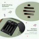 18-Key Wooden Piano for Kids with Music Stand